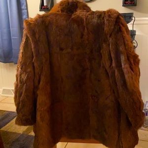 Genuine Rabbit Fur Coat